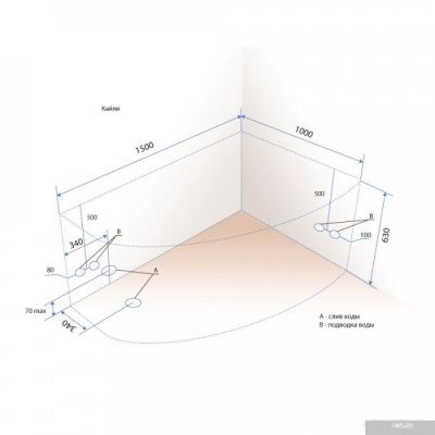 Triton Кайли 150x100 L