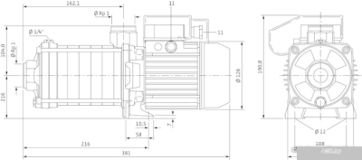 Насос Wilo Economy MHIL 304 (1~230 В)