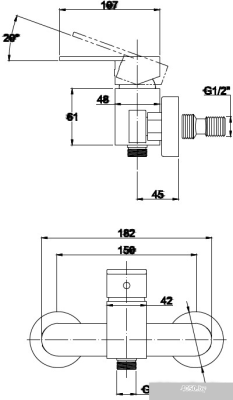 Смеситель Kaiser Sonat (бронза) [34077-1 Br]