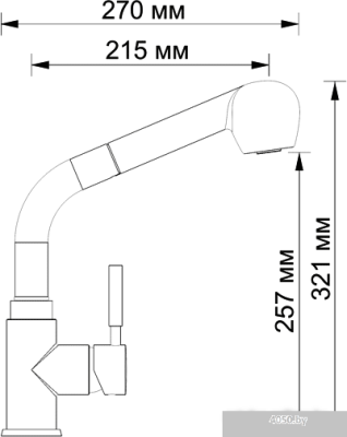 Смеситель Wasserkraft Main 4166