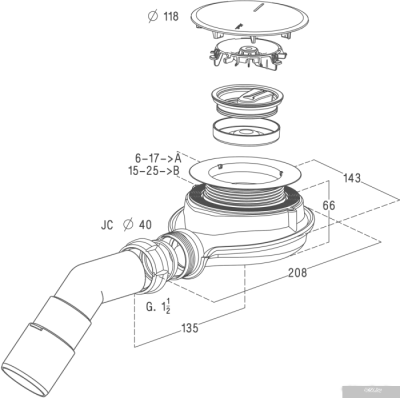Radaway Turboflow TBXS