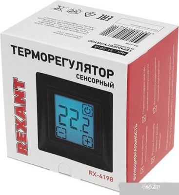 Терморегулятор Rexant RX-419B 51-0818 (черный)