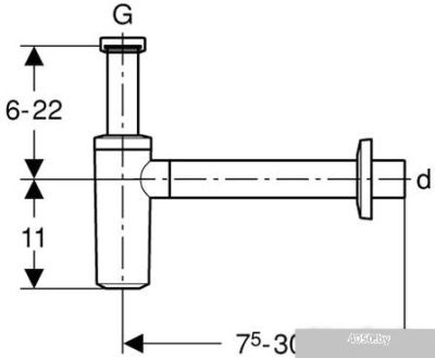 Сифон Geberit 151.035.11.1