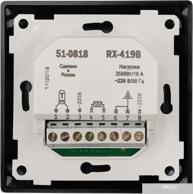 Терморегулятор Rexant RX-419B 51-0818 (черный)