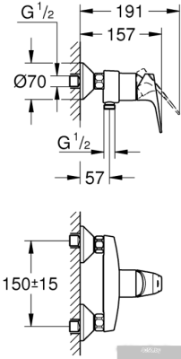 Смеситель Grohe BauFlow 23755000