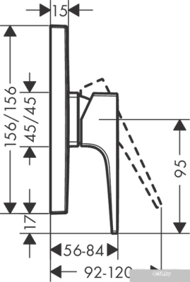 Hansgrohe Metropol 32565670 (черный матовый)