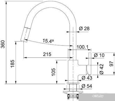 Franke Lina 115.0626.055 (оникс)