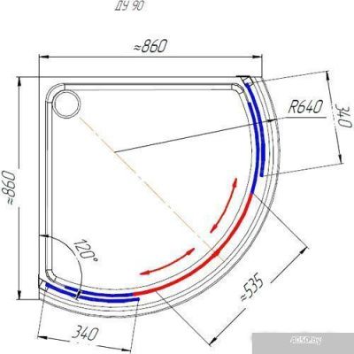 Radomir 90 1-03-1-0-0-0011 (матовое стекло)