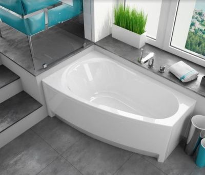 Ванна Alba Spa Baline Asymmetric 150x90 (правая)