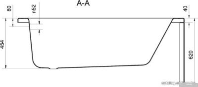 Ванна Cersanit Nike 150x70