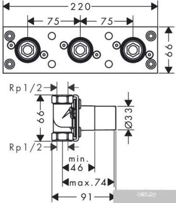 Hansgrohe ShowerTablet 13129180