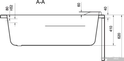 Ванна Cersanit Santana 140x70