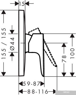 Hansgrohe Talis E 71765990 (золотистый)