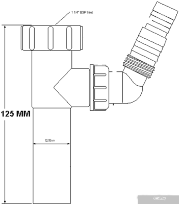 Сифон McAlpine RS7