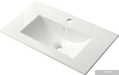 ЗОВ Тумба с умывальником Дион 80 D80LWP0M9003MKV5-OL80 (белый матовый)
