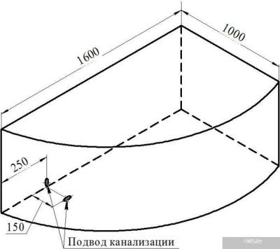 Vannesa Модерна 160x100 L 2-01-0-1-1-214Ч