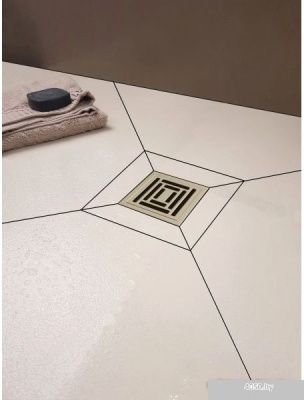 Berges Wasserhaus Zentrum Uno 100x100 090371 (матовый хром)