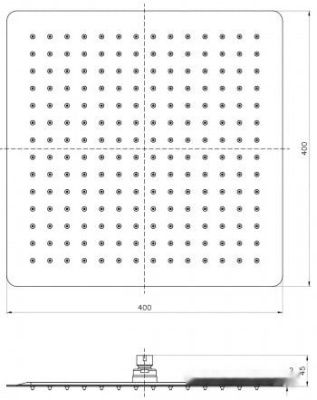 Верхний душ Lemark LM9489S