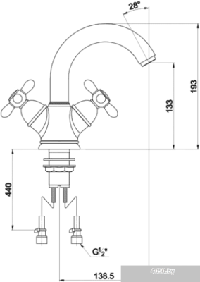 Смеситель Timo Ritz 0141 FN