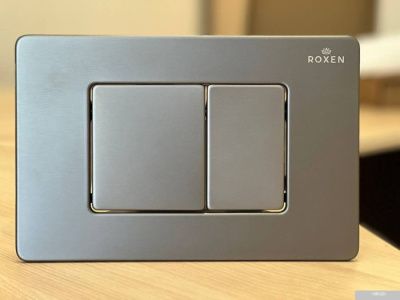 Roxen Cube Bidet One Rimless 6 в 1 StounFix Slim 623444 (оружейная сталь/металл)