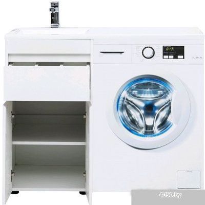Aquanet Тумба Токио 48 с умывальником Даллас 110 L 00239204 (белый)