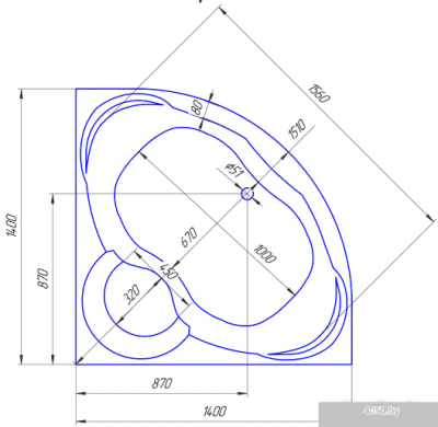 Ванна 1Марка Trapani