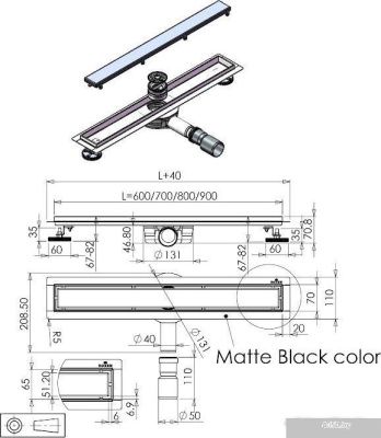 Roxen Supra Black 91050-60