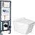 Saniteco KW-9004W в комплекте с инсталляцией + Marberg 410 SE CR + Marberg 410