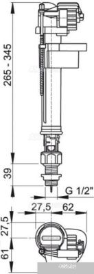 Alcaplast A17 1/2''