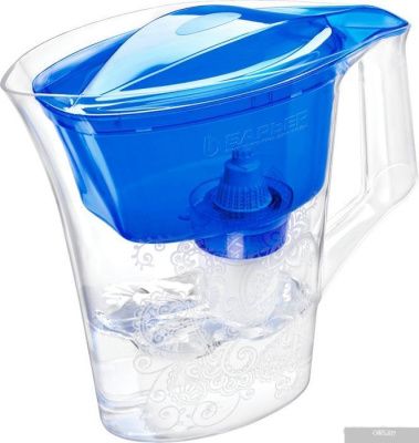 Кувшин БАРЬЕР Танго (синий, с узором)