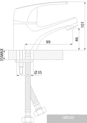 Смеситель Rossinka Silvermix D40-11