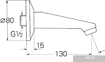 Излив Grohe Basin Spout 13537000