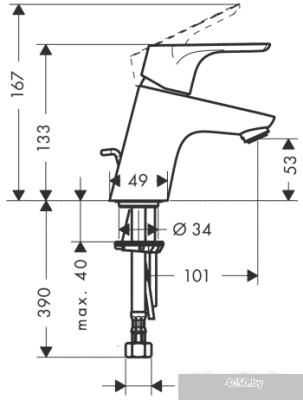 Смеситель Hansgrohe Focus E2 31730000