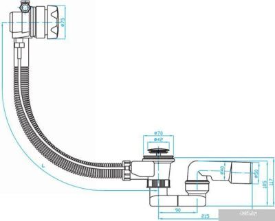 Сифон Plast Brno EVNE057