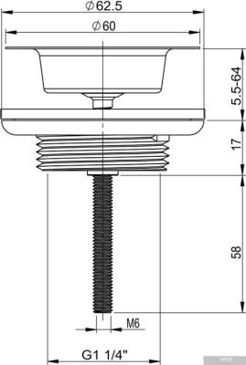 Wellsee Drainage System 182145000 (хром)