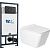 Saniteco KW-9004W в комплекте с инсталляцией + Marberg 507 RD MT-BL + Marberg 507
