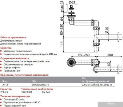 Alcaplast A413