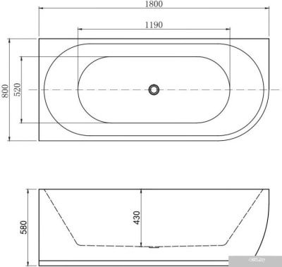 Aquanet Family Elegant A 180x80 00260048