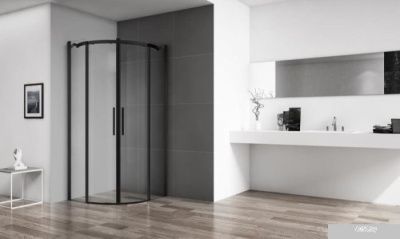 BelBagno Acqua-R-2-90-C-NERO (прозрачное стекло)