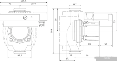 Насос Wilo Stratos ECO 30/1-5-BMS