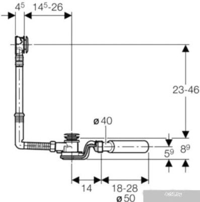 Сифон Geberit Uniflex 150.755.21.1