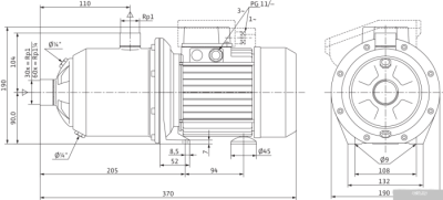 Насос Wilo MultiPress MP 603 (3~230/400 V)