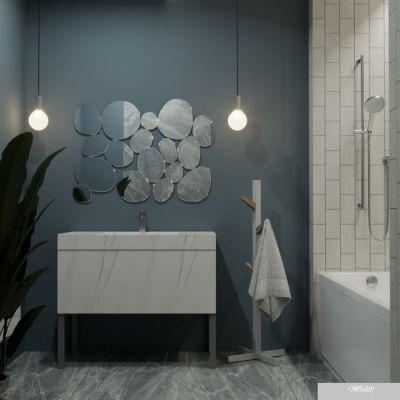 Ванна 1AcReal Тори 160х70 (с каркасом)