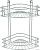 Rosenberg Этажерка RUS-385024-2 Zn