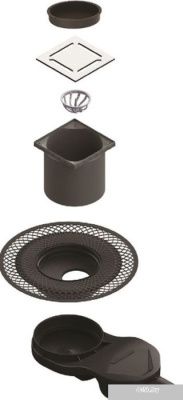 Berges Wasserhaus Platz Norma 100x100 091158 (хром глянец)