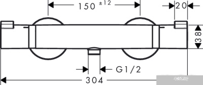 Hansgrohe Ecostat 13116700