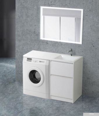 BelBagno Тумба под умывальник Kraft-LVD-580/1200-2C-PIA-BO (bianco opaco)