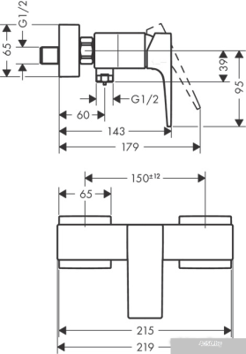 Hansgrohe Metropol 32560700 (белый матовый)