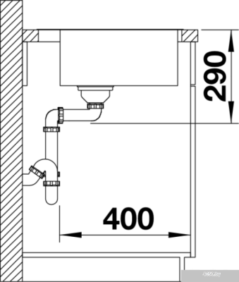 Кухонная мойка Blanco Andano 700-IF/A 525246 (с клапаном-автоматом, сатин)