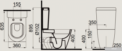 Унитаз iDevit Alfa + сиденье Soft Close SETK3104-0316-001-1-8100